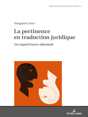 cover image of La pertinence en traduction juridique